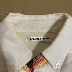 ワンポイントボタンシャツの画像