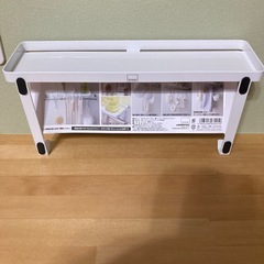 tower タオルバー上ラック　　ホワイトの画像