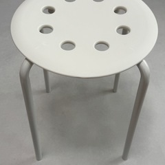 パイプ椅子　丸椅子　の画像