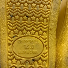 13cmの黄色い長靴の画像