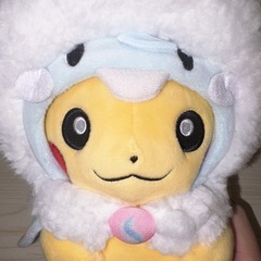 メガチルタリスのポンチョを着たピカチュウの画像