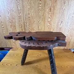 アンティーク！レトロ！ウサギの木椅子！の画像