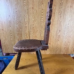 アンティーク！レトロ！ウサギの木椅子！の画像