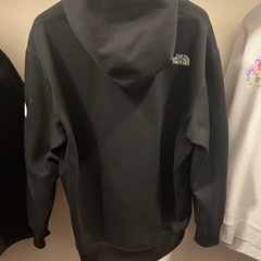 XL THE NORTH FACE スクエア ロゴ フーディー プルパーカー ザ ノースフェイスの画像