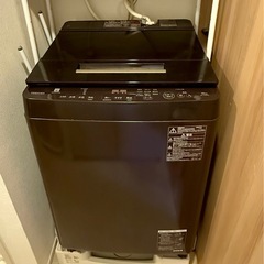 美品TOSHIBA 全自動電気洗濯機 2020年製の画像
