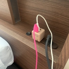 【超急募】NITORI シングルベッド＋マットレス／収納・ライト・コンセント付き／即日OKの画像