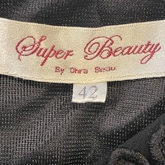  Super Beatyブラックノースリーブワンピースの画像