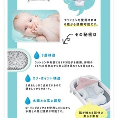 【取引中
】折りたたみ式ベビーバスの画像