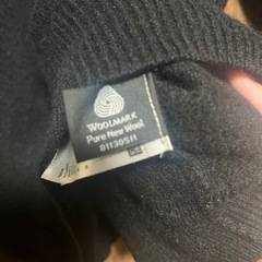 ユニクロセーター　ウール100%の画像