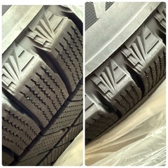 【ブリヂストン最高級】BLIZZAK VRX3 高級ホイール付 225/60R18【4本セット】状態良好の画像