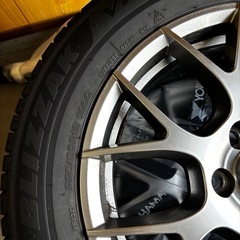 【ブリヂストン最高級】BLIZZAK VRX3 高級ホイール付 225/60R18【4本セット】状態良好の画像