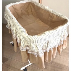 クールキッズ COOLKIDS ベビーベッド 全面蚊帳 日除ネット,荷物入れ付の画像