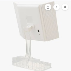 	【早い者勝ち】Francfranc LEDミラー・収納付きの画像