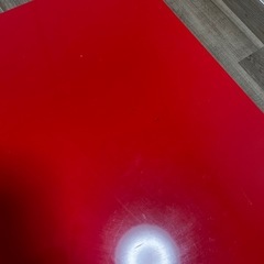 【中古・訳あり】IKEA LACK（ラック）サイドテーブル 赤 東岡崎駅近くの画像