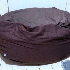 FPC yogibo ビーズクッション 大きめ 無印風 ブラウン系 カバー取り外しOK 洗濯可能 フロアソファ 代用 座布団の画像