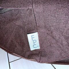 FPC yogibo ビーズクッション 大きめ 無印風 ブラウン系 カバー取り外しOK 洗濯可能 フロアソファ 代用 座布団の画像