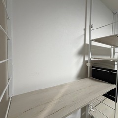 【美品・引き取り限定】Nポルダ 突っ張り棚／収納ユニット／家具の画像