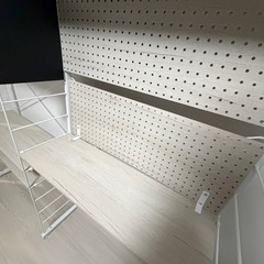 【美品・引き取り限定】Nポルダ 突っ張り棚／収納ユニット／家具の画像