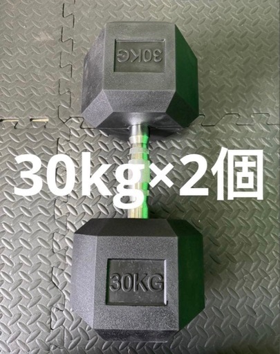 ダンベル 鉄アレイ 30kg 2個セット 60kg ヘックスダンベル ヘキサゴン