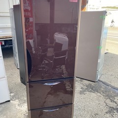 NO B680🌈福岡市内配送設置無料✨🌈日立 HITACHI 冷蔵庫 Sシリーズ （375L・右開き） 3ドア クリスタルブラウン R-S3800GV XTの画像