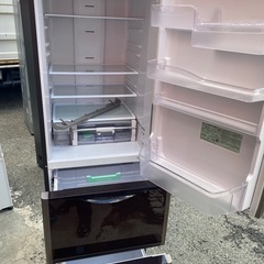 NO B680🌈福岡市内配送設置無料✨🌈日立 HITACHI 冷蔵庫 Sシリーズ （375L・右開き） 3ドア クリスタルブラウン R-S3800GV XTの画像