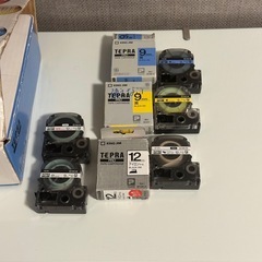 【三軒茶屋で引き渡し】【ジャンク】テプラ PRO SR52A ＋ テープ5個セットの画像