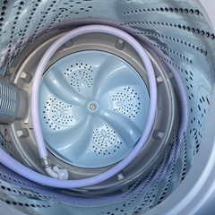 NO B686🌈福岡市内配送設置無料✨🌈ハイセンス 全自動 洗濯機 4.5kg HW-T45C 本体幅50cm 最短10分洗濯 ひとり暮らし ホワイト/ホワイト 2020ねん年の画像