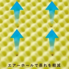 西川 睡眠Labo Dots ヘルシーマットレス セミダブルの画像