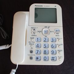 パナソニック電話機　子機1台付の画像