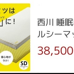 西川 睡眠Labo Dots ヘルシーマットレス セミダブルの画像