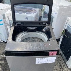 NO B691🌈福岡市内配送設置無料✨🌈2021製 ニトリ 6kg全自動洗濯機(NTR60BK ブラック) 風乾燥機能　の画像