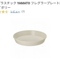 36型のポットとプレートに3種の寄せ植えの画像