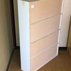 4段オープンシェルフ　小物置　棚の画像