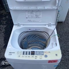 NO B694🌈福岡市内配送設置無料✨🌈ハイセンス 5．5kg全自動洗濯機 e angle select 白 HW-55E2W 2023年の画像