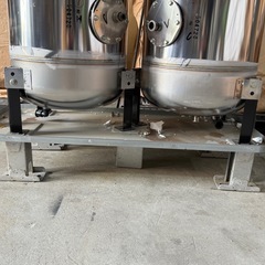 電気温水器の貯水タンク　２本連結 珍しい^ ^　の画像