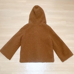 大幅お値下げ【新品未使用】ブラウン フード付き ダッフルコート アウター　Mの画像