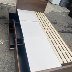 シングルベッド マットレスつき付きの画像