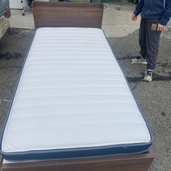 シングルベッド マットレスつき付きの画像
