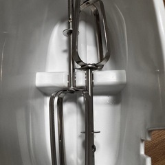 【ハンドミキサー】白色　Matsuden  5段階切り替え　収納ケースありの画像