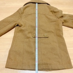 大幅お値下げ【新品未使用】キャメル　ファー付き　ピーコート　Pコート Mサイズの画像