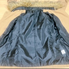 大幅お値下げ【新品未使用】キャメル　ファー付き　ピーコート　Pコート Mサイズの画像