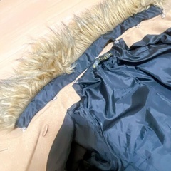 大幅お値下げ【新品未使用】キャメル　ファー付き　ピーコート　Pコート Mサイズの画像
