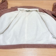 【新品未使用】NOWNOW コーデュロイ ピンク 可愛 ふわふわ　ジャケット Mの画像