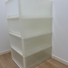 無印良品 ポリプロピレン収納ボックス 4つセットの画像