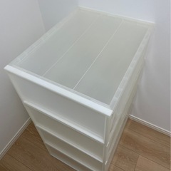 無印良品 ポリプロピレン収納ボックス 4つセットの画像