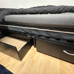 【あげます】シングルベッド(希望あれば棚も)の画像