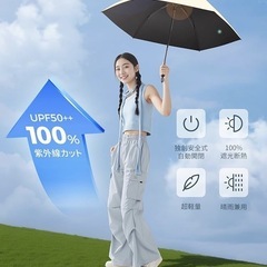 リボ模様　折りたたみ傘の画像