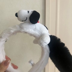 ユニバ　スヌーピーカチューシャの画像