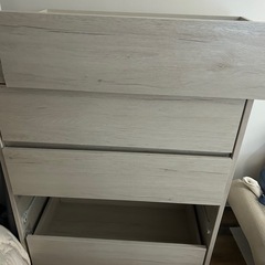 【ニトリ】4段　チェスト【難あり】の画像