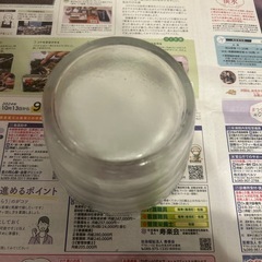 未使用？中古？ガラス浅漬鉢の画像